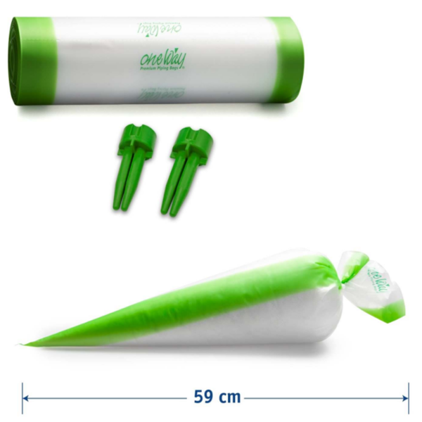 Spuitzakken Masterline groen 59x28cm (4 rollen à 100 stuks)