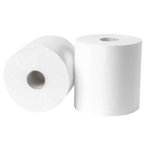 Poetspapier midi-rol 1-laags wit 19cm x 300m (per 6 rollen)