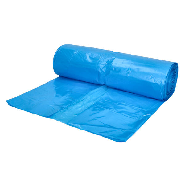 HDPE zakken rol 65/25 X 140cm T 30 blauw