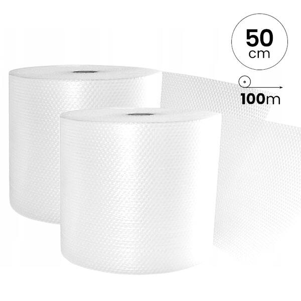 Luchtkussenfolie Ultra Light / S 50cm x 100mtr transparant