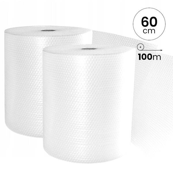 Luchtkussenfolie Ultra Light / S 60cm x 100mtr transparant