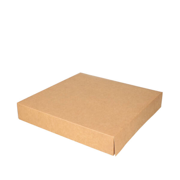 Gebaksdozen patisserie kraft kleurig 300x300x50 mm