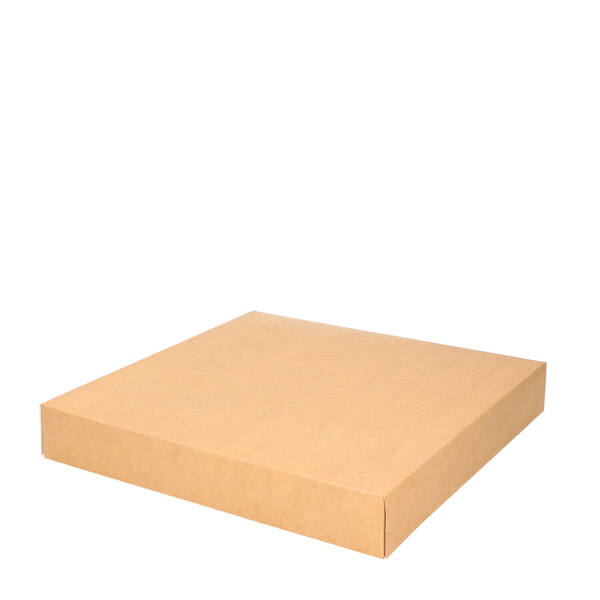 Gebaksdozen patisserie kraft kleurig 320x320x50 mm