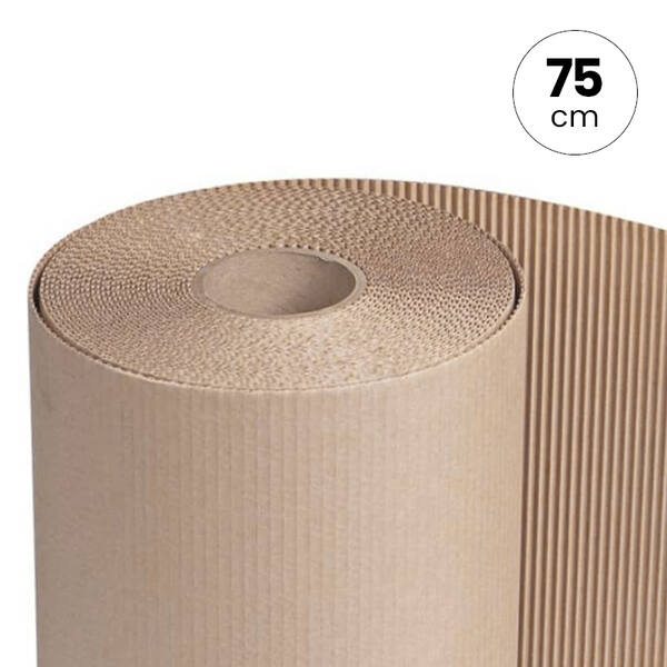 Golfkarton 75cm x 70mtr 75/75g/m²