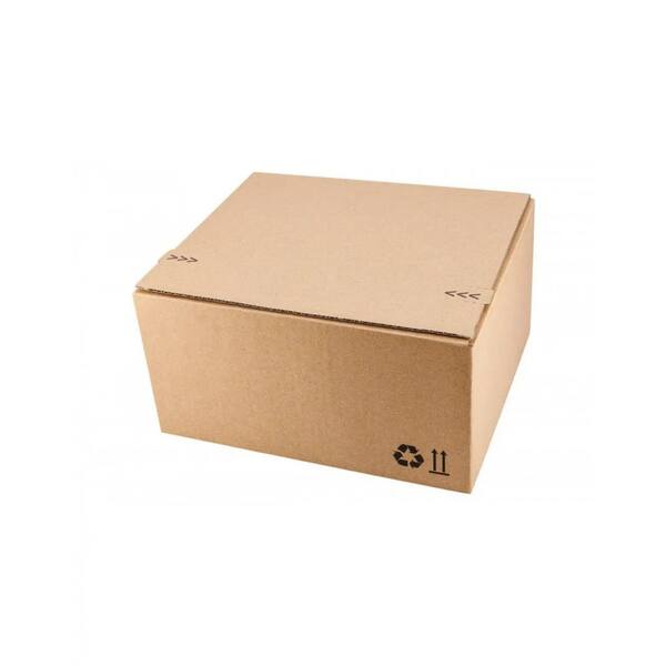 Verzendbox 1 169x130x70mm EG Bruin, Autolock + plakstrip