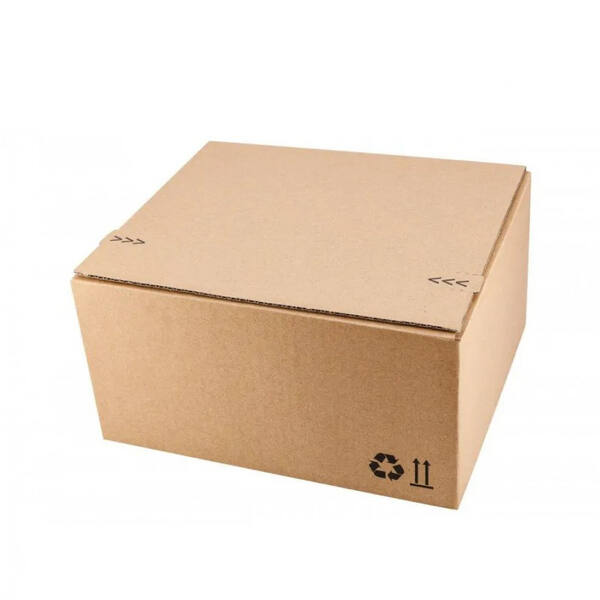 Verzendbox 26 220x190x120mm EG bruin autolock + plakstrip