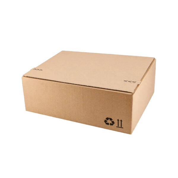 Verzendbox 50 345x256x130mm EG bruin autolock + plakstrip