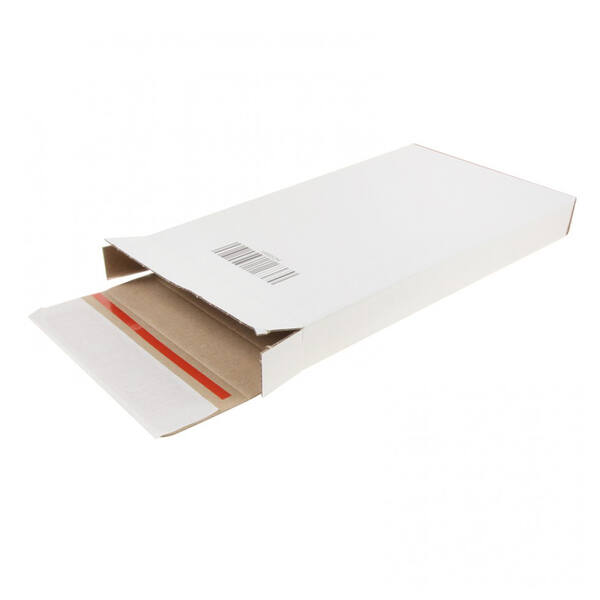 Mailbox 1 A5 160x250x28mm EG wit + 2x plakstrip
