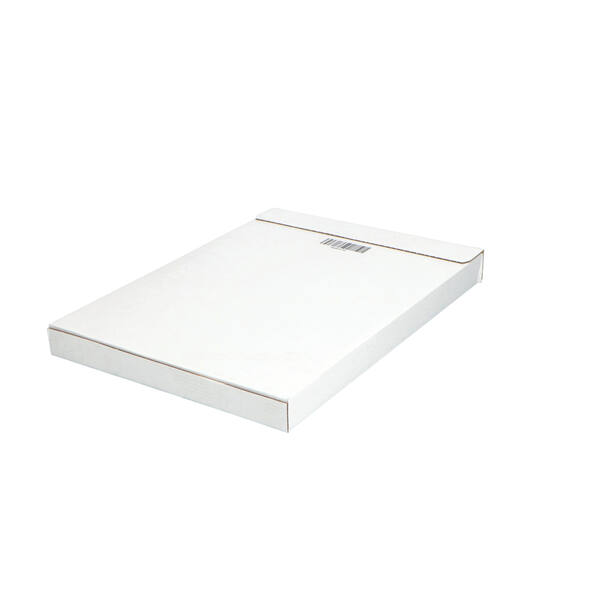 Mailbox 2 A4+ 250x350x28mm EG wit + 2x plakstrip