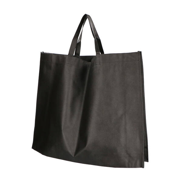 Draagtassen Shopper non woven XL black 600x150x500 mm