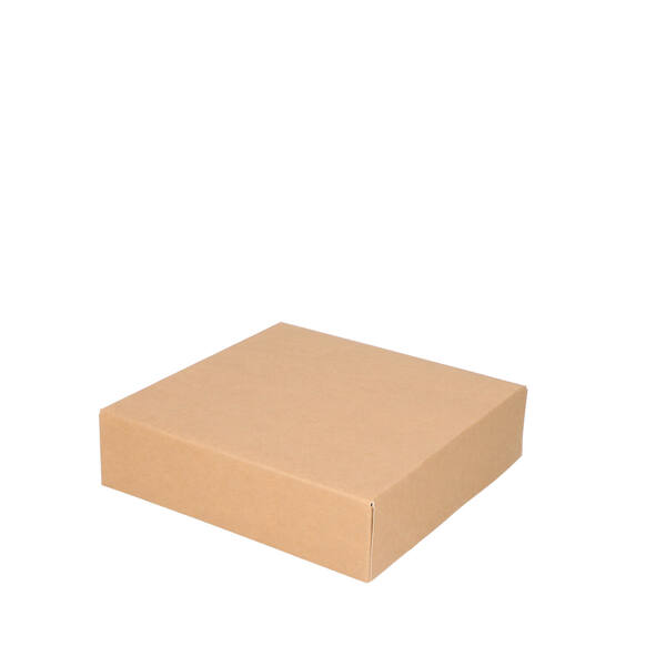 Gebaksdozen kraft 190x190x50 mm 6P neutraal