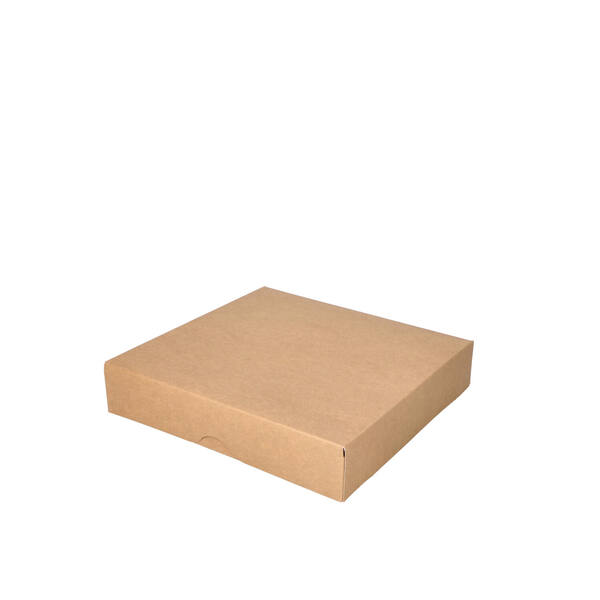Gebaksdozen kraft 250x250x50 mm 6P neutraal