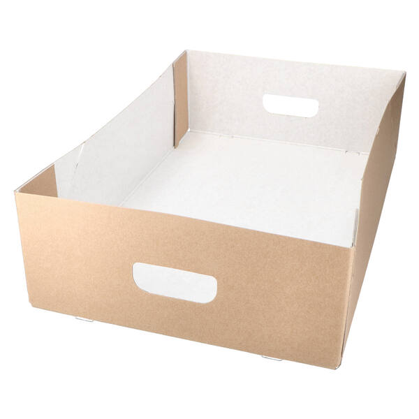 Bodem 565 x 363 x 152mm 900grms bruin/wit pak van 25