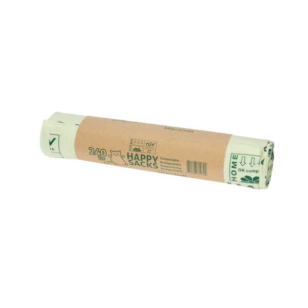 BIO zakken 115 x 140cm T 18 wit (240 liter) Happy Sacks