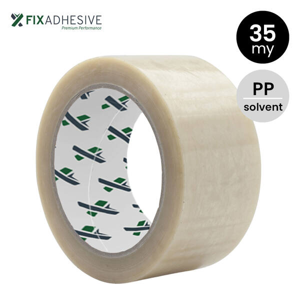 FIX3000 - PP solvent tape 35my 48/66 transparant