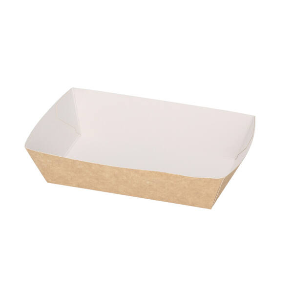 Snackbak A14 wit/bruin 4 x 100 stuks