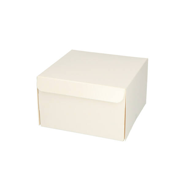 Gebaksdozen Neutraal (4P clic-clac) GC2 300grs. 130x130x80mm vernis