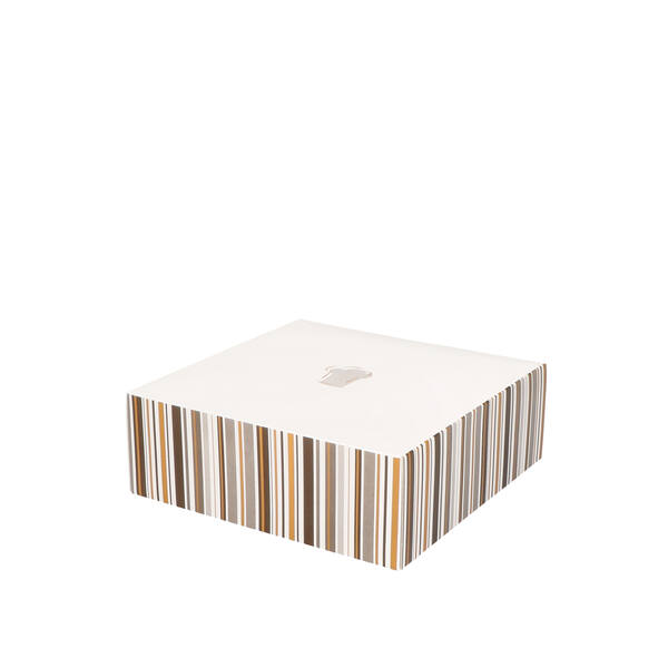 Gebaksdozen BARKOO (4P clic-clac) GC2 325grs. 230x230x80mm CMYK+vernis