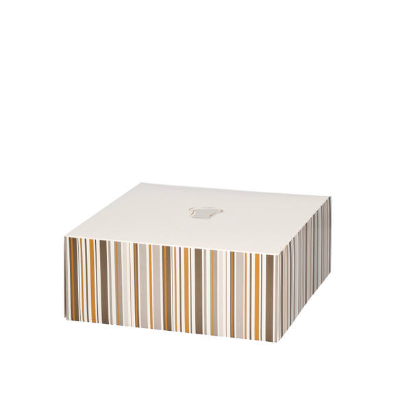 Gebaksdozen BARKOO (4P clic-clac) GC2 350grs. 250x250x100mm CMYK+vernis