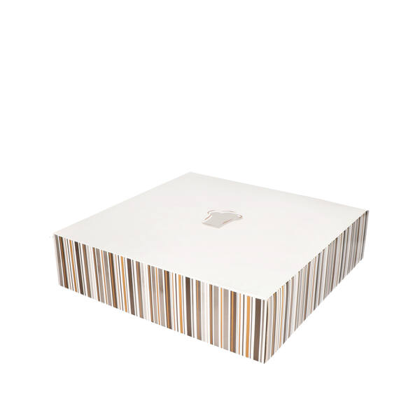 Gebaksdozen BARKOO (4P clic-clac) GC2 425grs. 400x400x100mm CMYK+vernis