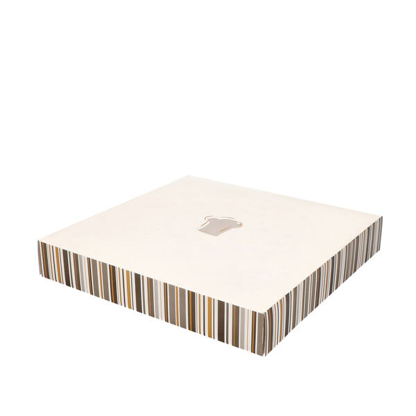 Gebaksdozen (clic-clac) Topbox 320x320x50 mm 2 kleuren+Lak 4P BARKOO