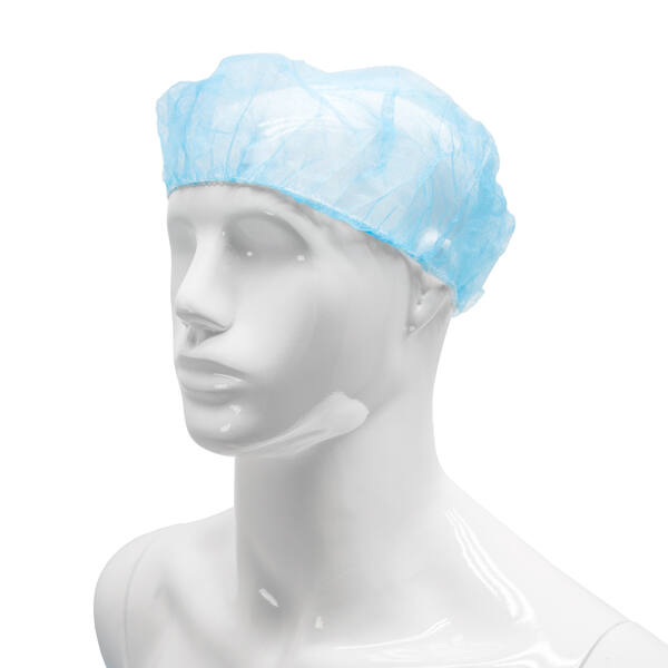 Haarnet baret blauw 58 cm