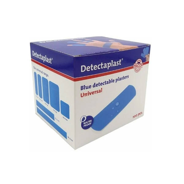 Detectiepleisters PE Detectaplast HACCP 25x72 mm blauw (8141)
