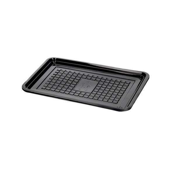 Vleeswarenschaaltje RPET thermo zwart 125x180x9 mm (6x500 stuks)