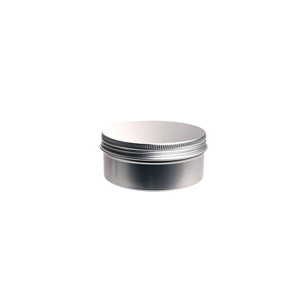 Blik aluminium rond met schroefdeksel en EPE liner (±150 ml) ø 83x37 mm