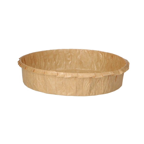 Bakvormen papier bruin ø 150x35 mm