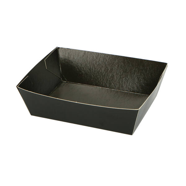 Bakjes conisch 115x85x40 mm 4P zwart/zwart Neutraal FSC