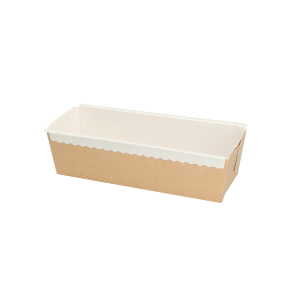 Bakvormen versterkt 244 gram bruin/wit 200x70x60 mm 4P