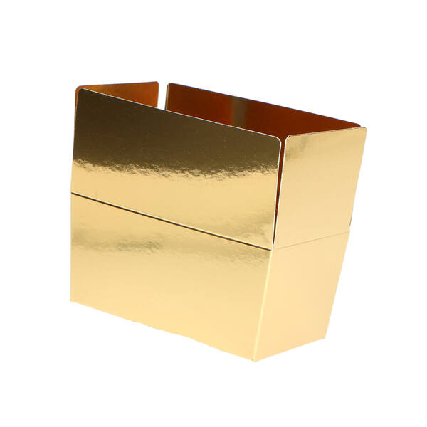 Ballotins glanzend goud, binnenzijde goudfolie (diverse maten)