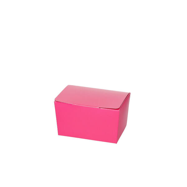 Ballotins 150 gram 'Fuchsia' met klepsluiting en goudkarton 89,5x59,97x55 mm