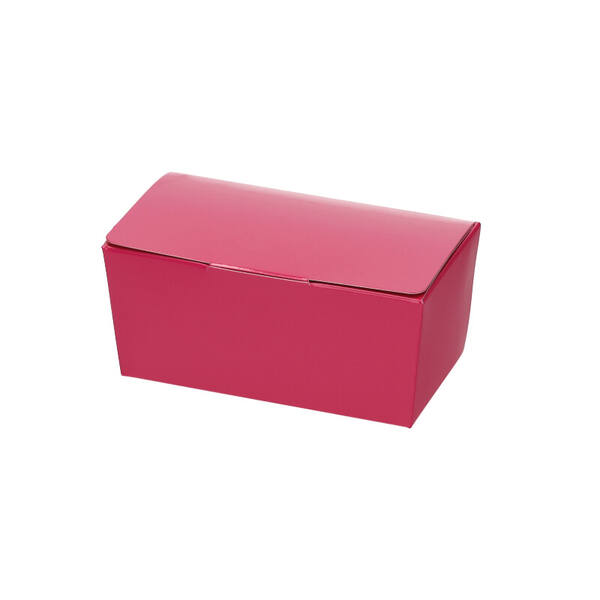 Ballotins 250 gram 'Fuchsia' met klepsluiting en goudkarton 112,49x61,78x55 mm