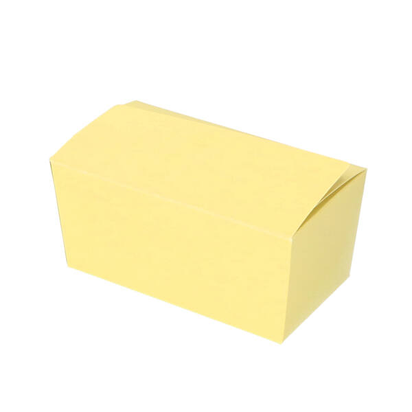 Ballotins met klepsluiting, geel, met goudkarton (diverse maten)