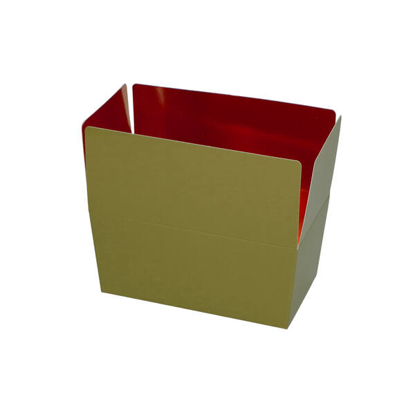 Ballotins 250 gram 'Mosgroen' met klepsluiting en goudkarton 112,49x61,78x55 mm