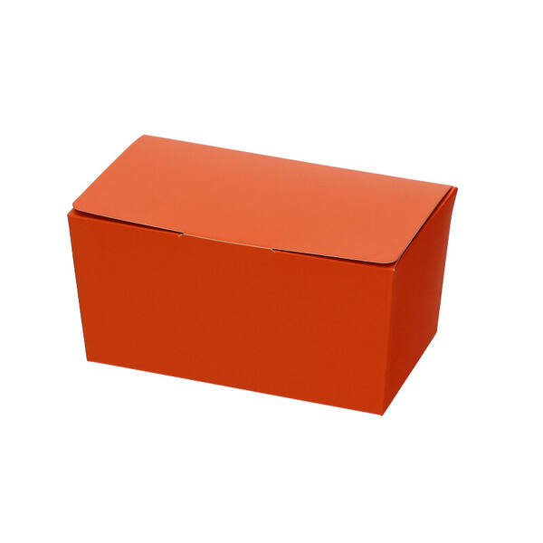 Ballotins 500 gram 'Oranje' met klepsluiting en goudkarton 132x75,83x70 mm