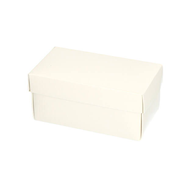Ballotini 250 gram wit binnenzijde goudfolie met bodem goud 115x62x56 mm