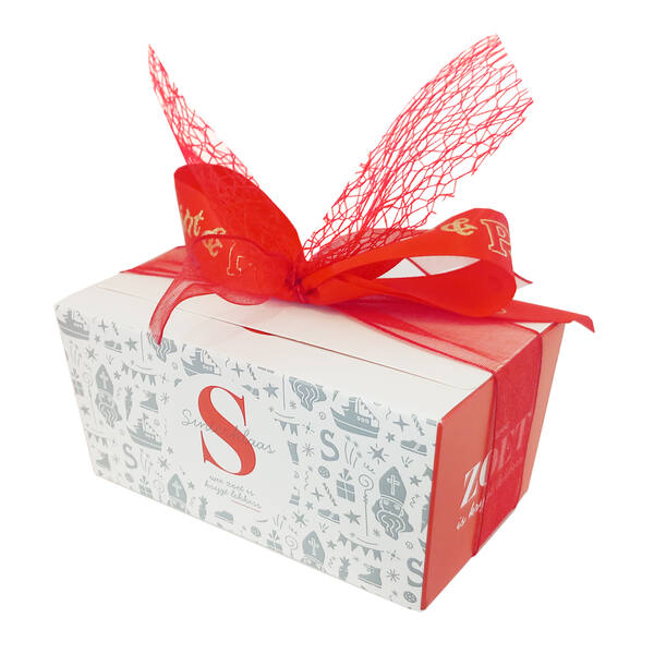 Ballotins 250 gram 'Wie Zoet is' 115x62x57 mm
