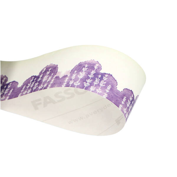 Banderollen stickers 'lavendel' 420x40 mm