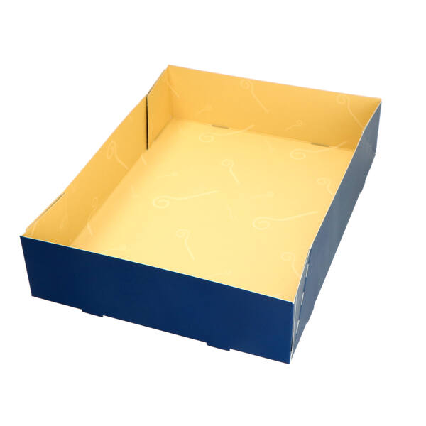 Boterletterdozen bodem 'Staf 5 blue' 277x207x60 mm 4P