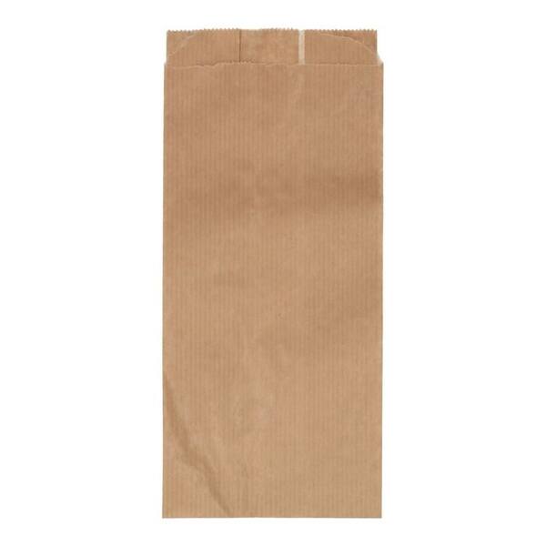 Papieren zakken 8 pond bruin kraft 70 grams 160/240x410 mm
