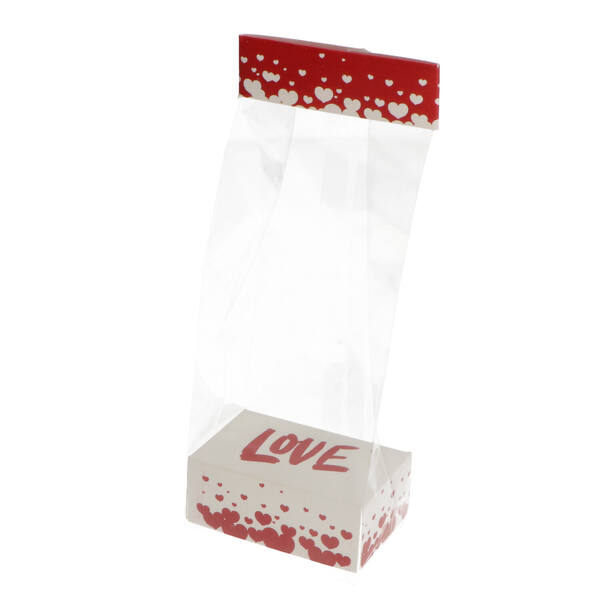 Bodem en sluiter set 'Love' 78x48x30 mm/83x25 mm FSC