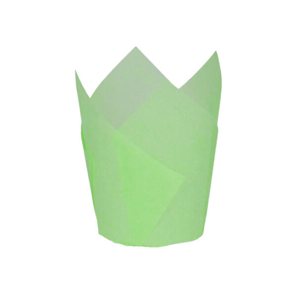 Caisses 'Tulip' groen ø 150/50 mm