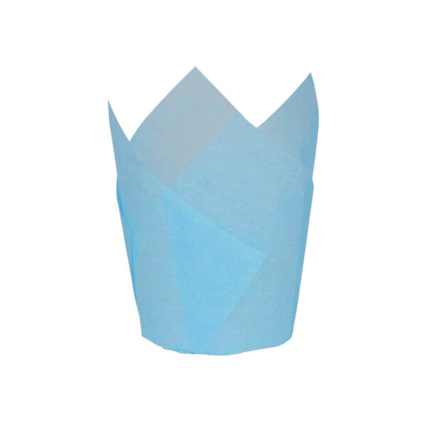 Caisses 'Tulip' blauw ø 150/50 mm