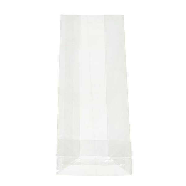 Blokbodemzakken OPP 40 mµ met gesealde bodem diepvries bestendig 80+50x250 mm