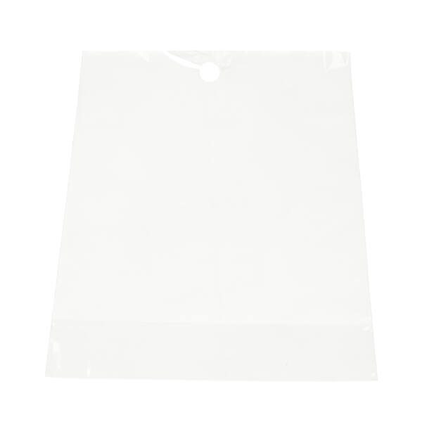 Theurlings zakken met gecentreerd ophanggat 16 mm CPP 50 mµ 200x290/40 mm