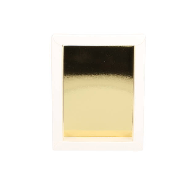 Chocoladeletterdozen GK4 bodem en sleeve mat wit 152x113x31 mm
