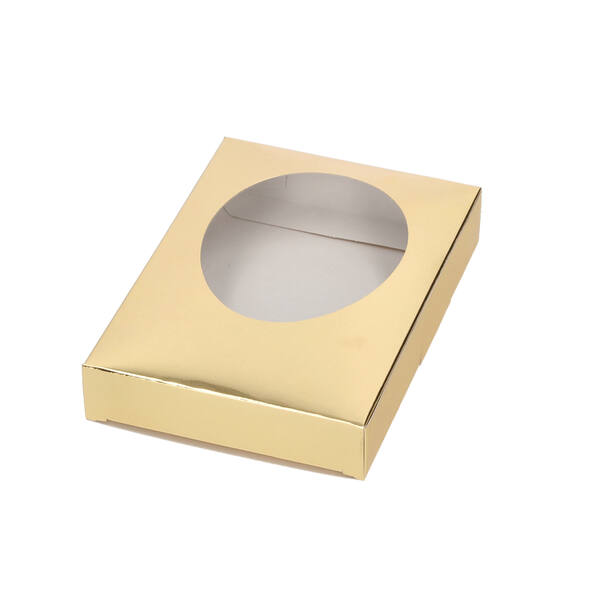 Paaseisokkel 20 cm glanzend goud 145x102x25 mm